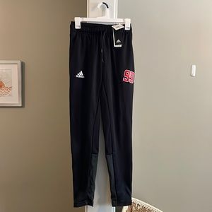 Adidas Gretzky Hockey Jogger Sweatpants Black Adult Small Slim Fit Tapered
